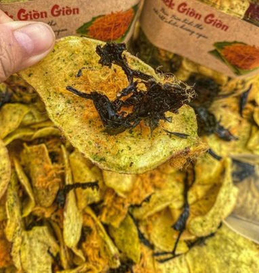 Khoai Lang Hành Lắc Khô Gà Rong Biển - Siêu Ngon 500G