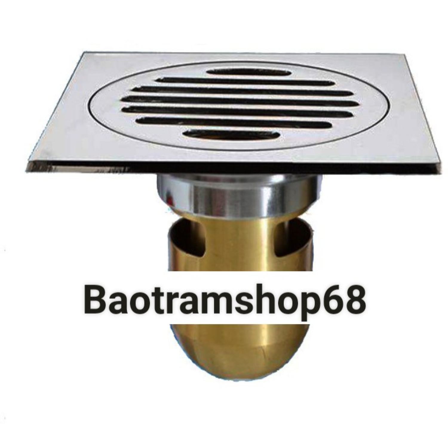 Phễu thoát sàn đúc dày nặng bằng đồng cao cấp hố ga siêu thoát nước lắp vừa phi 60 và 90