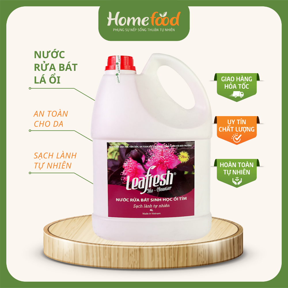 Nước rửa chén sinh học Leafresh/ Nước rửa bát tự nhiên không hóa chất