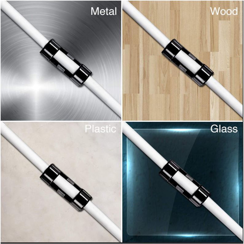 Combo 20 nẹp dây điện dán tường siêu dính ,kẹp dây điện cố định
