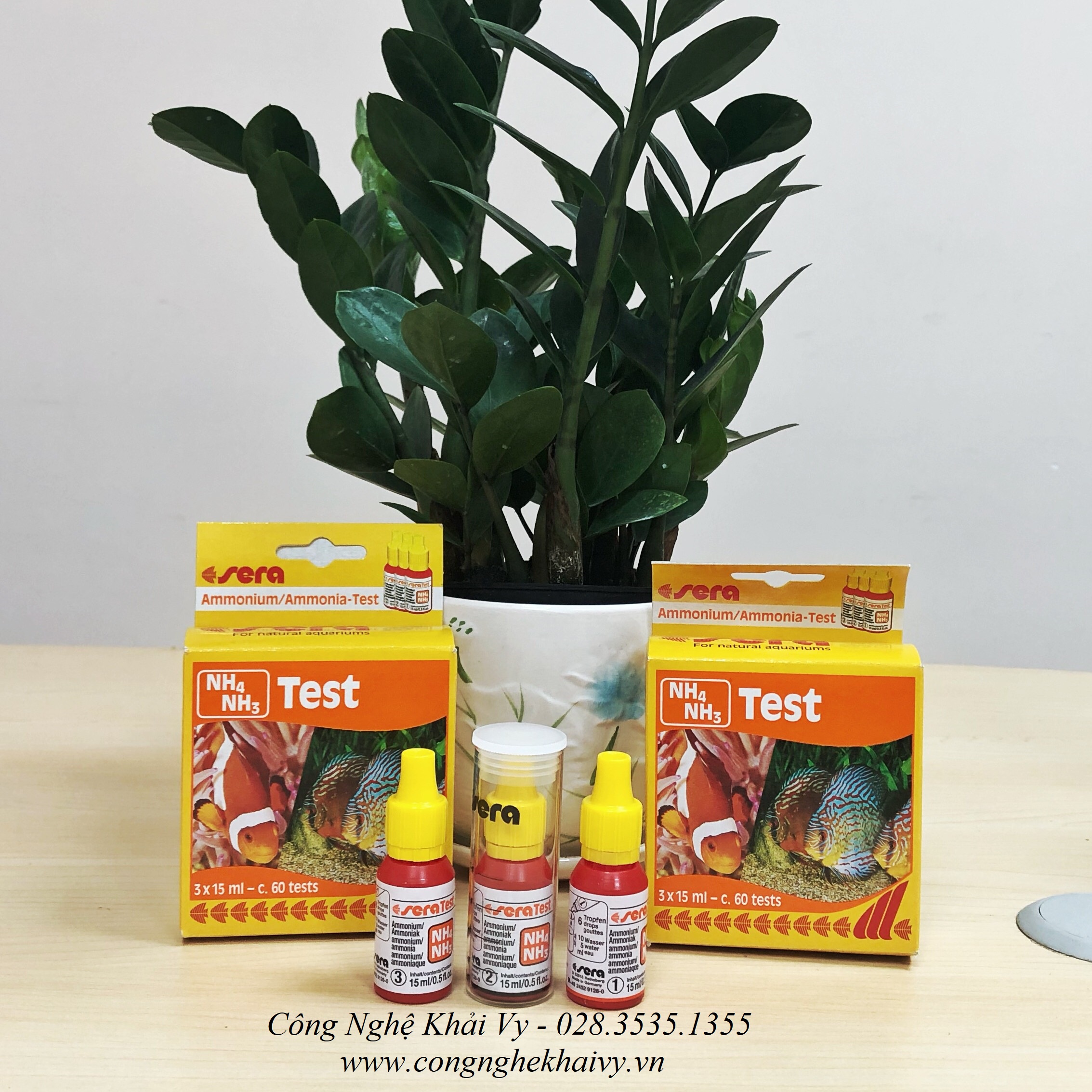 Test nh4/nh3 sera - kiểm tra hàm lượng amonium/amonia trong nước