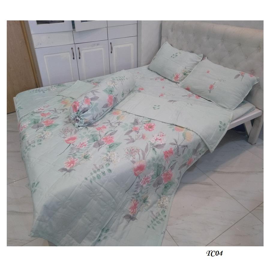 Bộ ga lụa 4 món tencel 1m8 x 2m at79shop