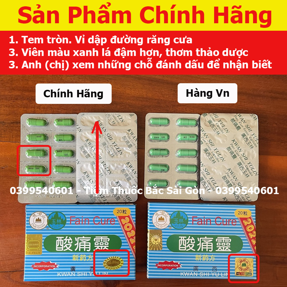 Toan Thống Linh Hộp 20 viên - Fain Cure