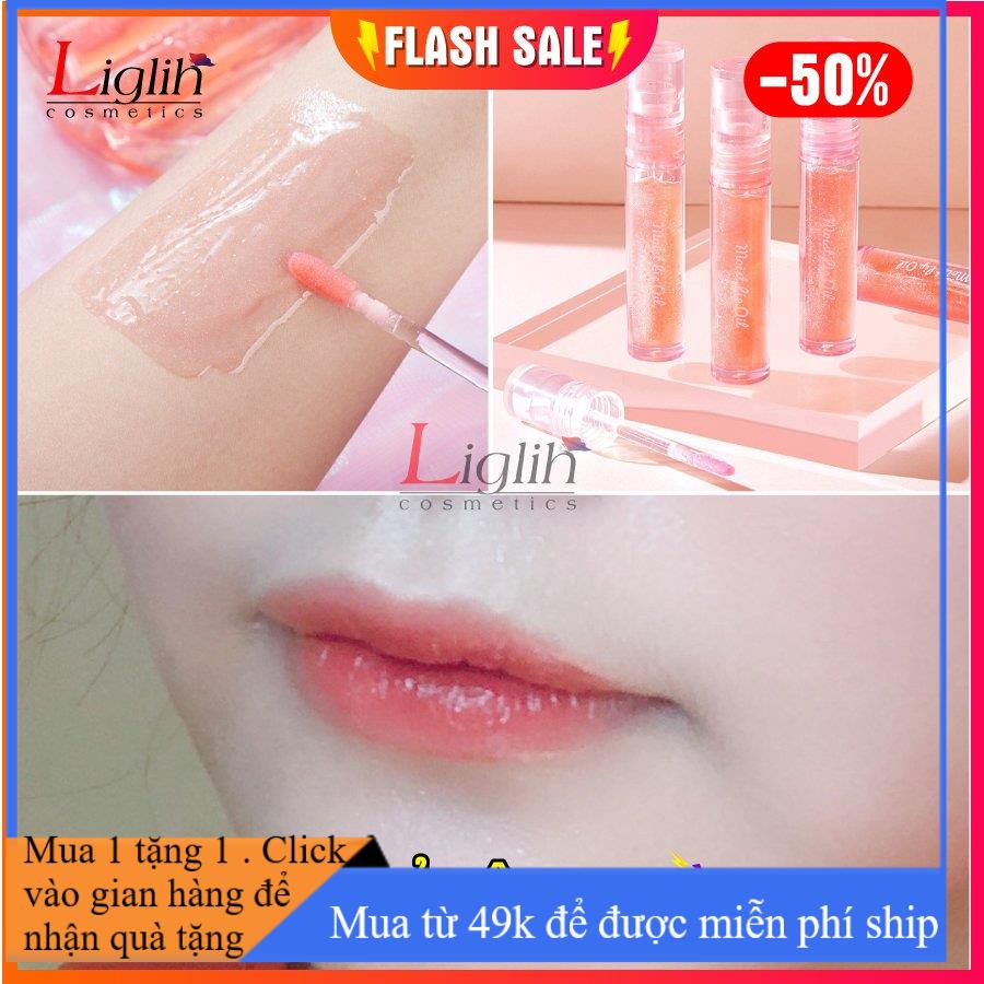 Son dưỡng bóng khóa lớp son lì căng mọng môi 2 mầu ánh kim