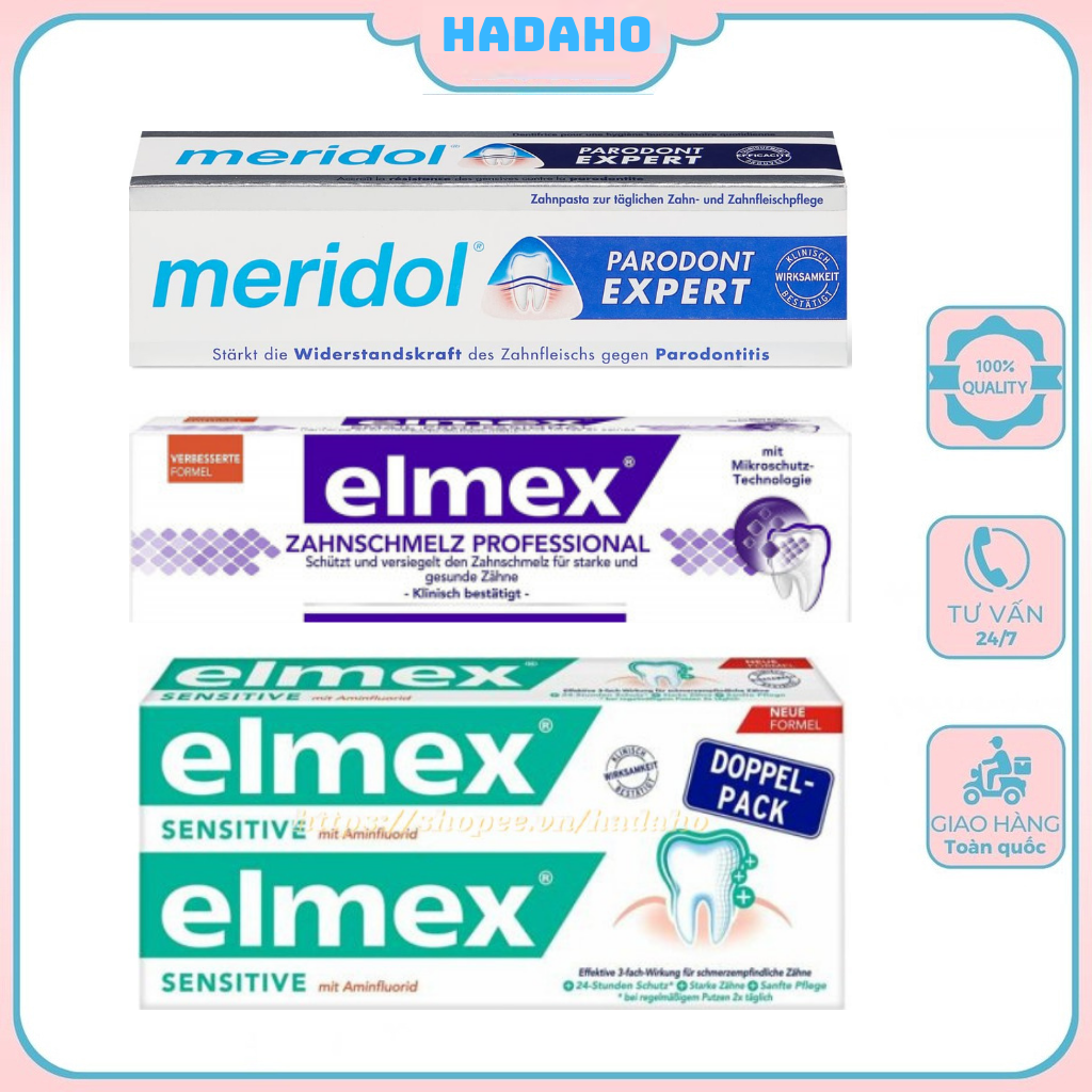 Kem đánh răng Elmex Sensitive Đức