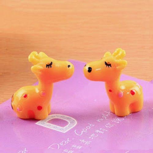 Phụ kiện trang trí tiểu cảnh: mẫu hươu cao cổ x 2 chi tiết
