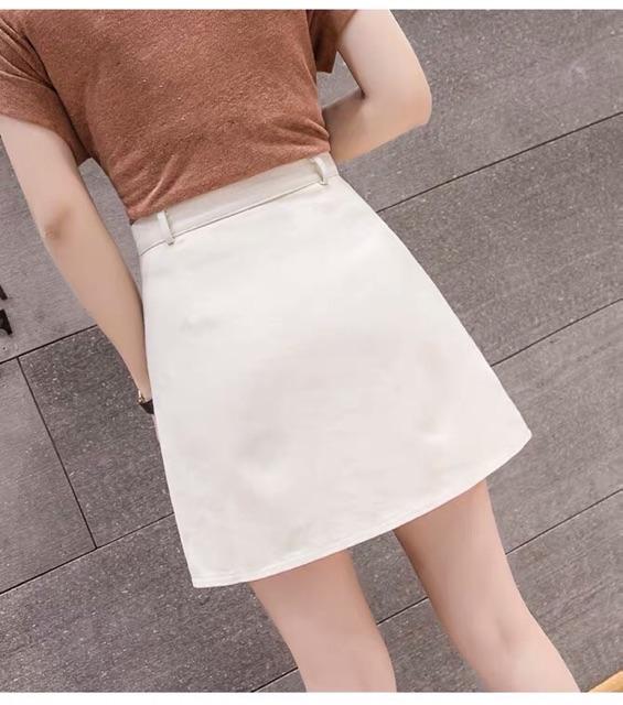 Chân váy jean cao cấp - Dáng chữ A