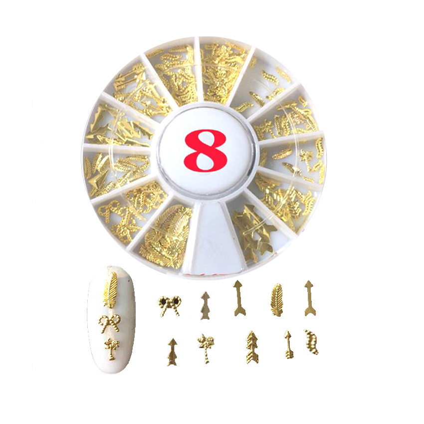 Khay phụ kiện tròn charm 08 trang trí móng làm nail shop hnnail