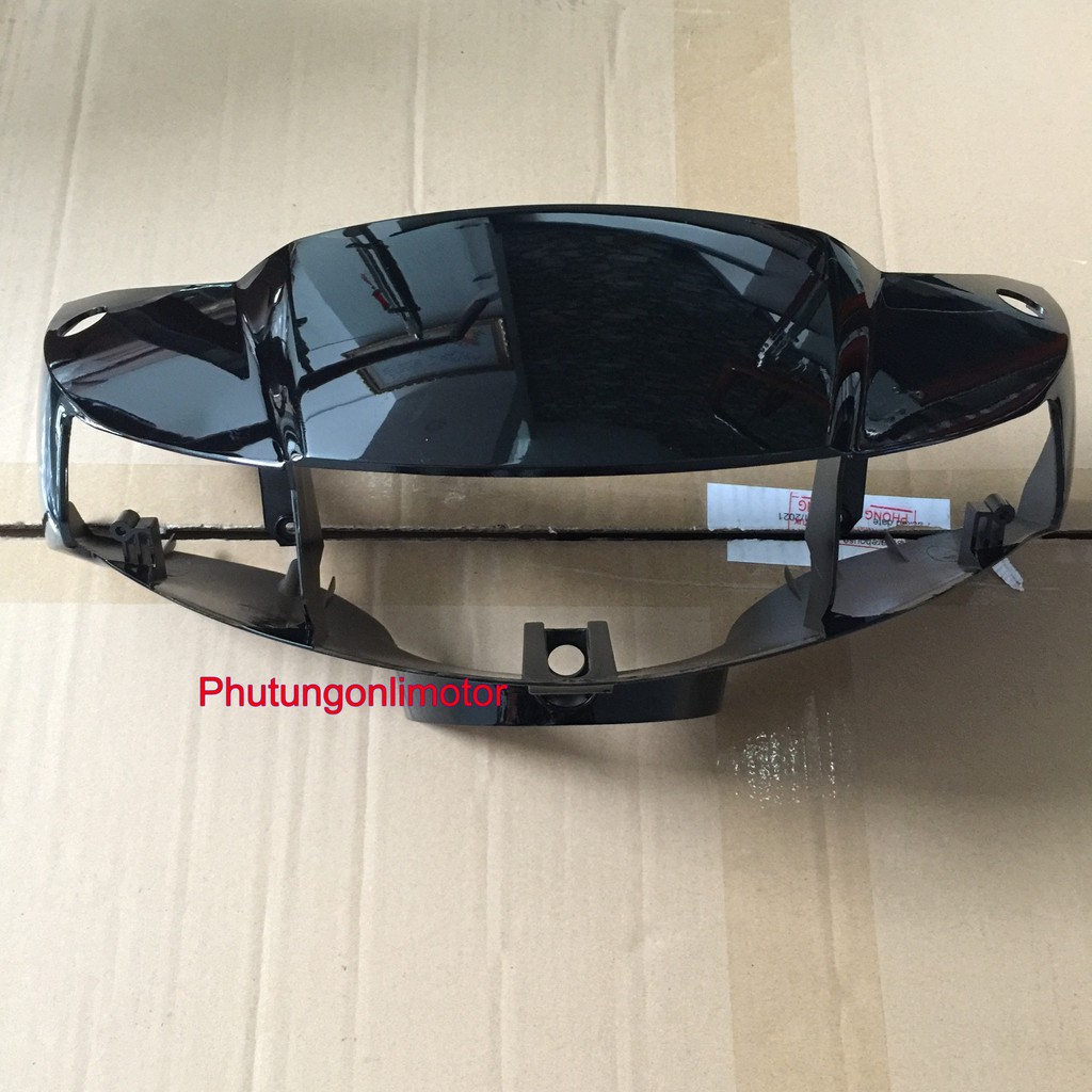 Ốp đầu đèn viva 110 màu đen - phụ tùng chính hãng suzuki