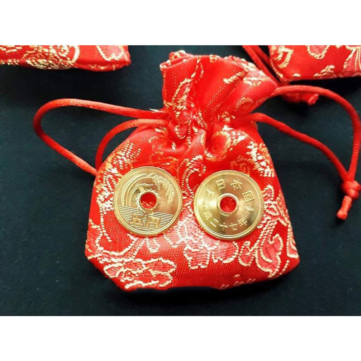 Đồng xu 5 yên nhật may mắn