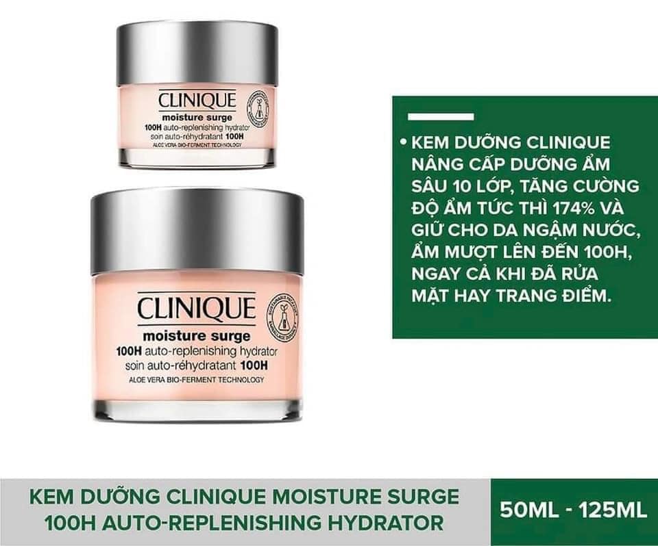 Trả order - dưỡng ẩm clinique gel 100h