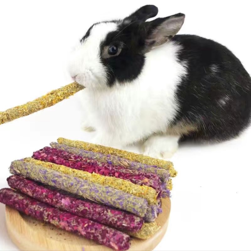 Que cỏ timothy, thanh gặm alfalfa mài răng cho Thỏ, bọ ú, thanh gặm timothy, que cỏ cho thỏ mài răng