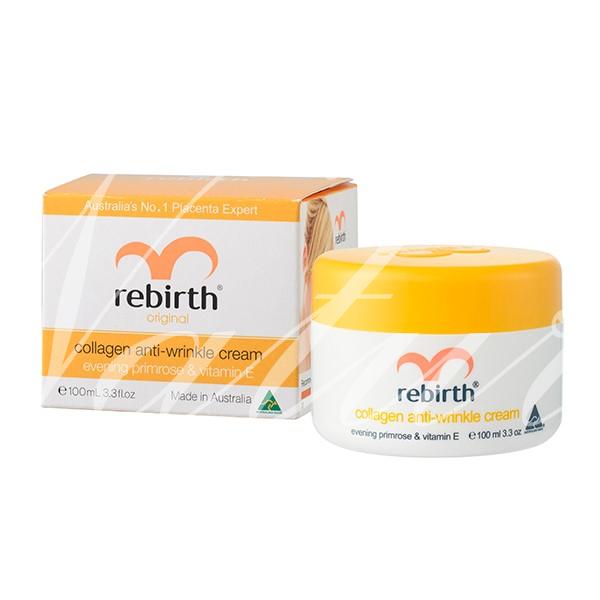 [HCM]KEM CHỐNG NHĂN REBIRTH COLLAGEN - REBIRTH COLLAGEN ANTI-WRINKLE CREAM WITH EPO &amp VITAMIN E 100ML ( HÀNG NHẬP KHẨU TỪ ÚC - HOÀN TIỀN 100% NẾU PHÁT HIỆN HÀNG GIẢ )