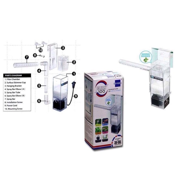 Lọc váng odyssea clean 100