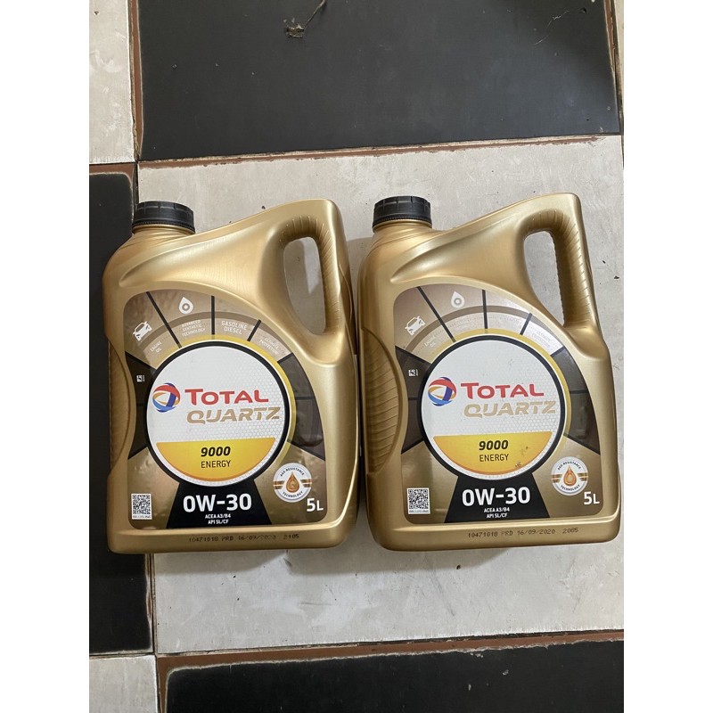 DẦU TOTAL QUATZ 9000 0W30 2 CAN