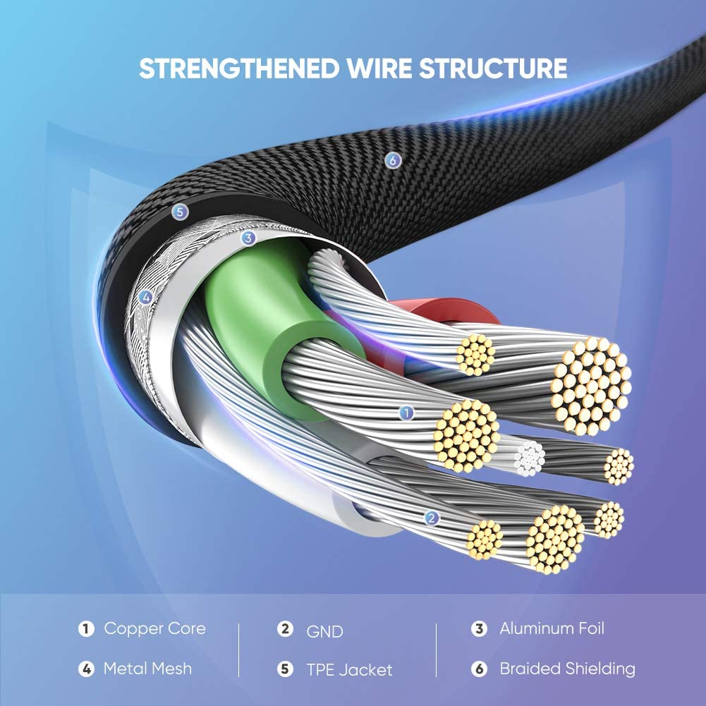 Cáp sạc cổng Lightning cho iPhone/iPad dây bện một đầu vuông góc 90 độ dài 1m US299 Cáp sạc cổng Lightning cho iPhone/iPad dây bện một đầu vuông góc 90 độ dài 1m US299