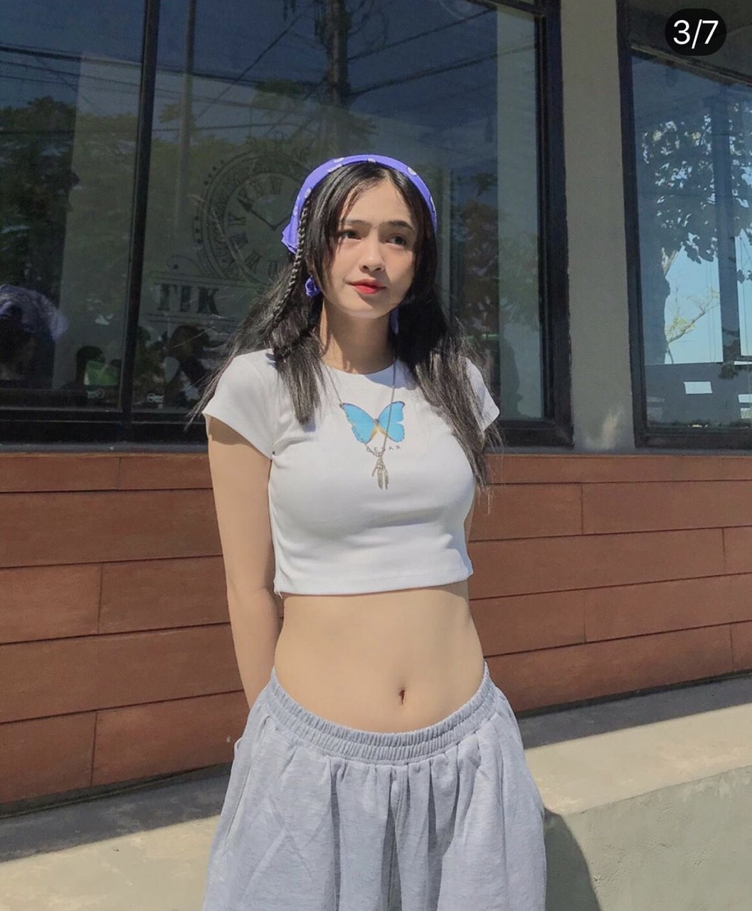 ÁO CROPTOP THÊU HÌNH BƯỚM CỰC HOT-NAUY