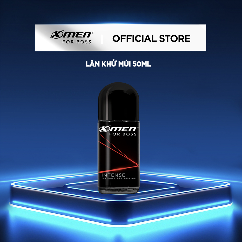 Lăn khử mùi X-Men For Boss Intense - Mùi hương trầm đầy nội lực 50ml
