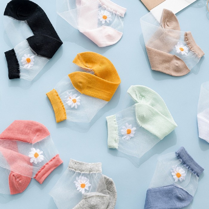 Vớ Lưới Ren Hoa Cúc Kiểu Nhật Cho Nữ Dễ Thương Giá Rẻ