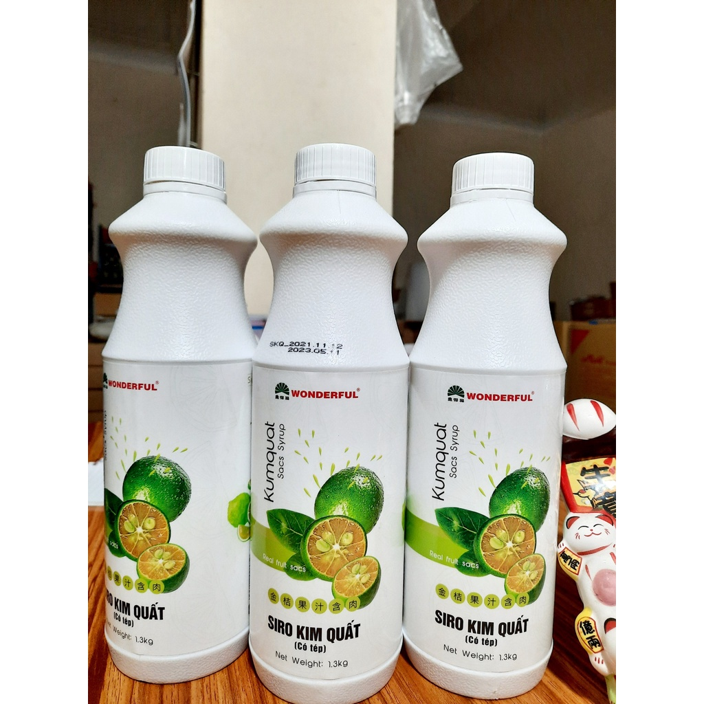 Giá Sỉ Siro tắc( kim quất ) Wonderful 1.3kg