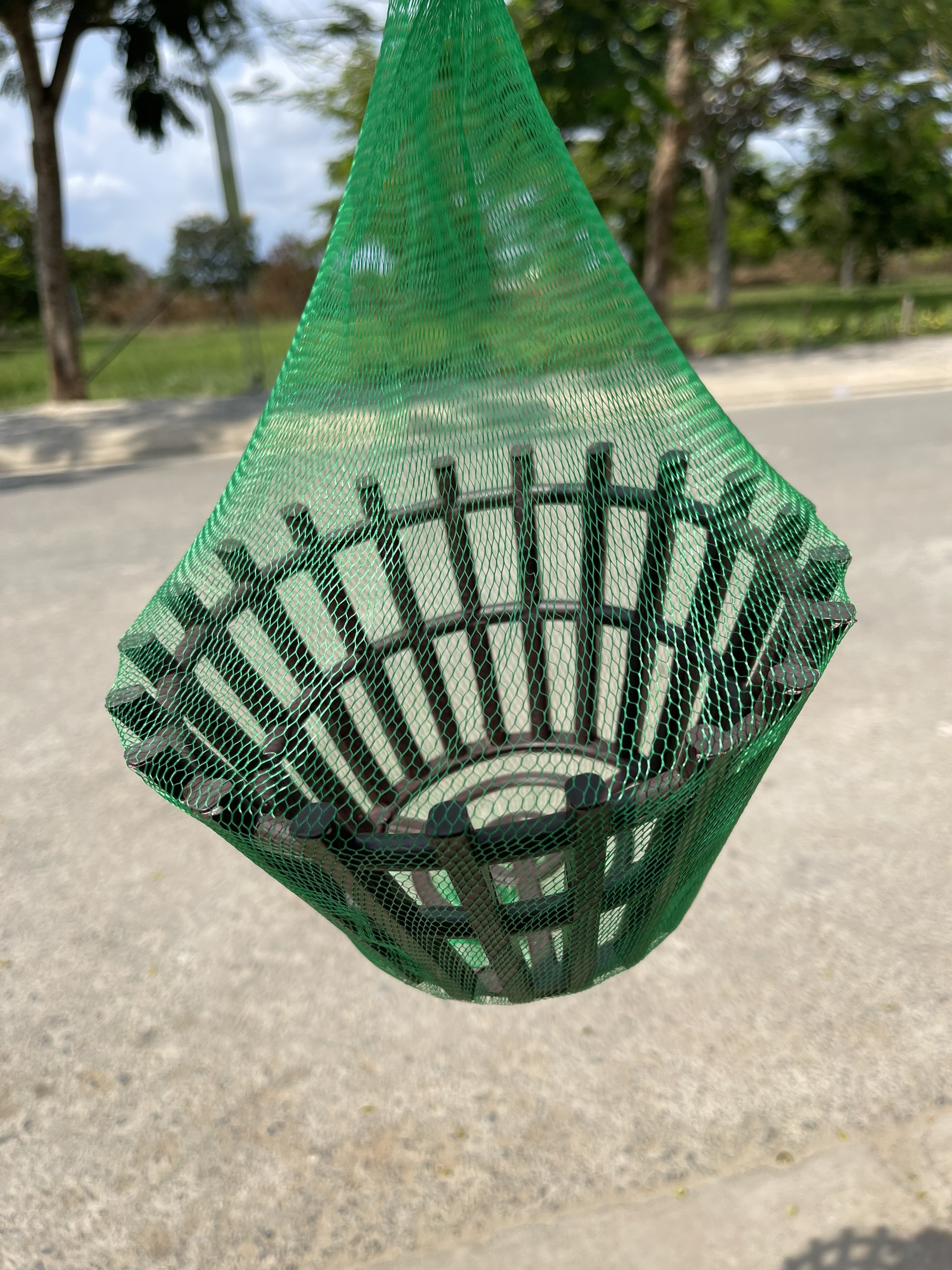 10 chậu trồng lan đường kính 20cm tặng kèm túi lưới để giá thể không lọt ra ngoài