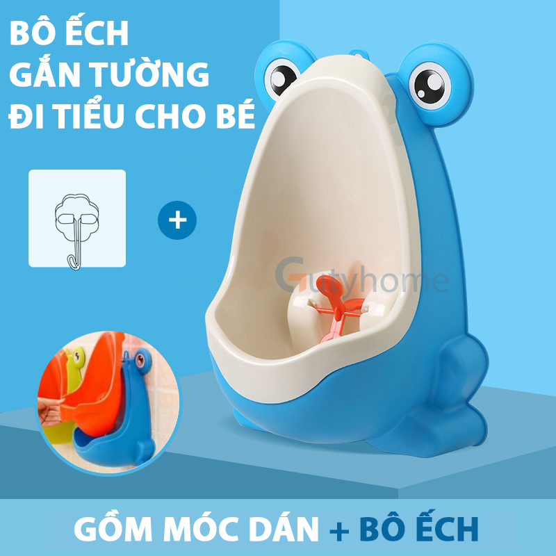 Bô ếch tiểu đứng đái gắn tường cho bé, Bô cho bé đi vệ sinh, bô hình thú em bé, dụng cụ vệ sinh Dành Cho Bé Trai, Bô Tiểu Gắn Tường, Bồn Tiểu Gắn Tường - Guty Mart