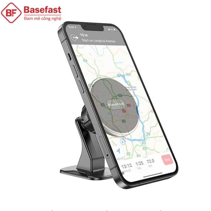 Giá đỡ điện thoại nam châm từ tính gk07 basefast - kẹp xoay 360 độ dùng trên ôtô . baseusvn-official