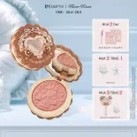 Flower Knows The Sweetie Bear Collection Silk Satin Blush má hồng Kết cấu nhẹ và mượt Tươi tắn và dịu dàng Phù hợp để sử dụng hàng ngày makeup
