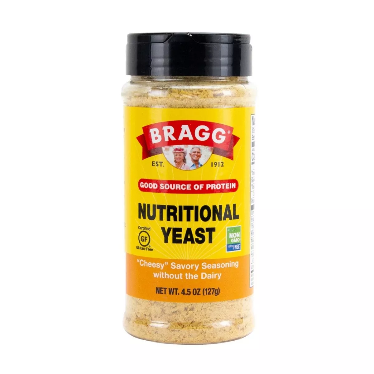 Men dinh dưỡng gia vị dạng bột rắc bragg, hộp 127g