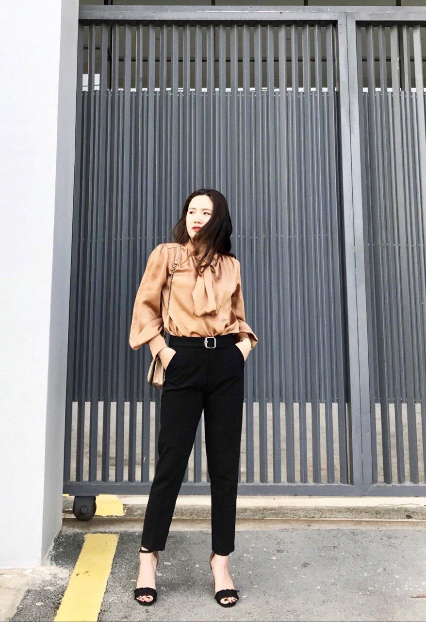 Quần baggy đai giữa vuông vnxk