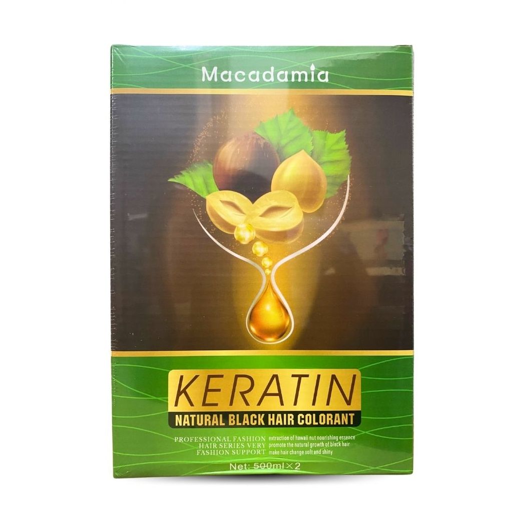 Nhuộm đen keratin thảo mộ Nhuộm đen macca Nhuộm đen không dính da đầu Nhuộm tóc đen tại nhà Nhuộm đen phủ bạc Keratin