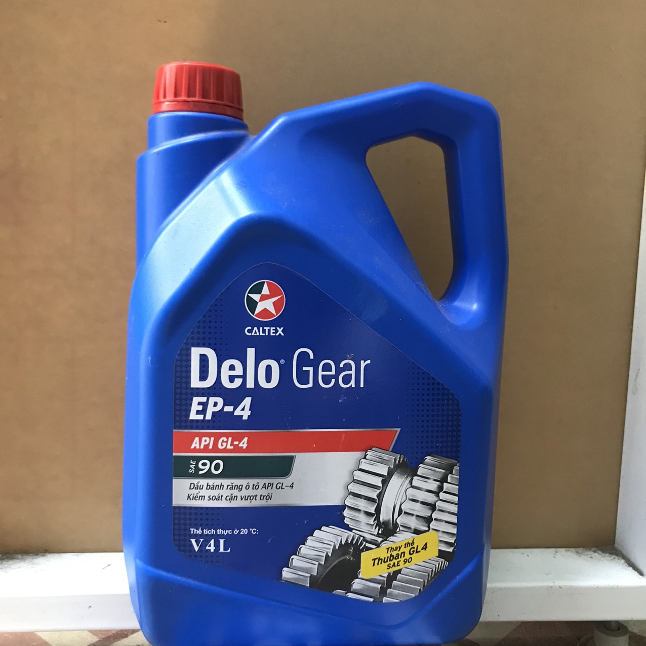 Dầu hộp số ô tô cao cấp Delo Gear EP-4 SAE 90/4L