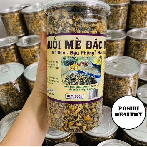 💟 Muối Mè Đậu phộng Hạt Điều Ăn Chay Ăn Kiêng 500g