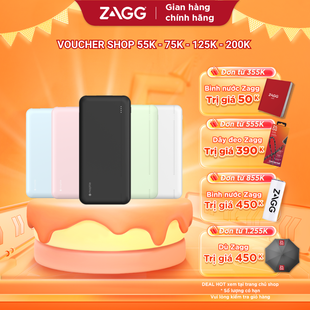 Sạc dự phòng Mophie Powerstation 10,000mAh Power Delivery