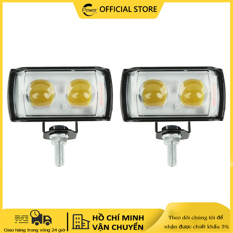 Đèn Trợ Sáng,Bóng Led Trợ Sáng 4 Chế Độ,Đèn Led Trợ Sáng Xe Máy,Xe Điện 4 Chế Độ
