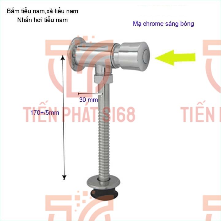 Bấm tiểu nam xả tiểu nam nhấn hơi tiểu nam