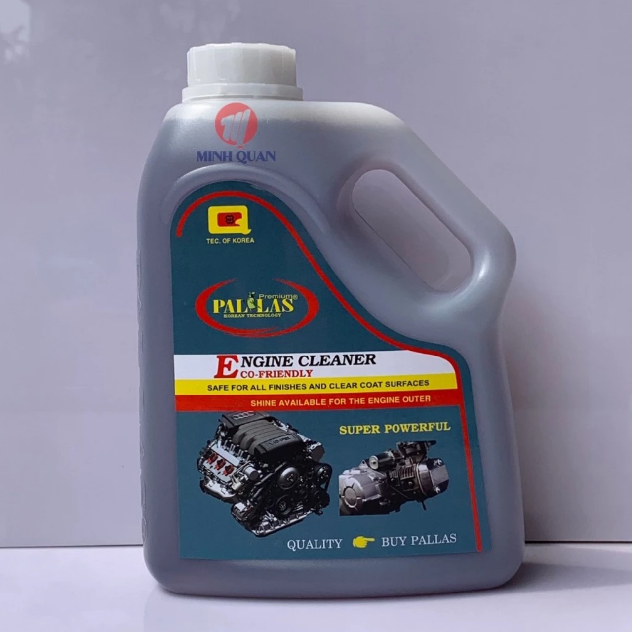Dung dịch tẩy lốc máy pallas 1.5 lít siêu mạnh, rửa đầu bò, rửa khoang máy siêu sạch