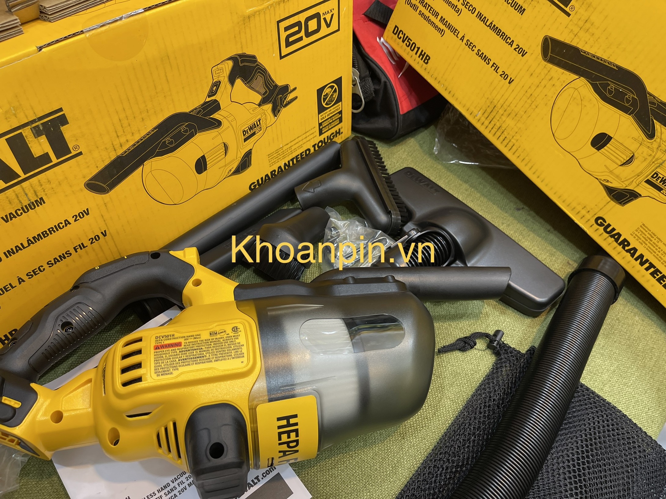 Máy hút bụi dewalt dcv501hb