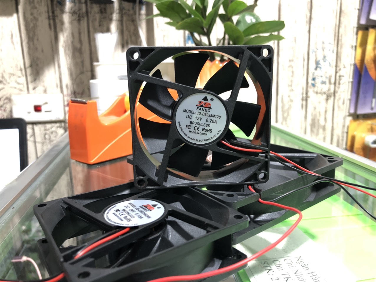 Quạt Tản Nhiệt 12V 6X6, 8X8, 12X12CM