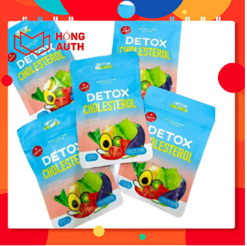 Viên khử mỡ giảm cân giấm táo Detox Cholesterol Thái Lan 60 viên-shop hồng auth