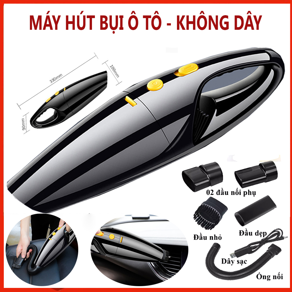 Máy hút bụi ô tô không dây. máy hút bụi cầm tay mini
