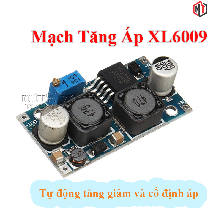 Mạch tăng áp xl6009 có cố định áp - ổn áp tự động xl6009 2a