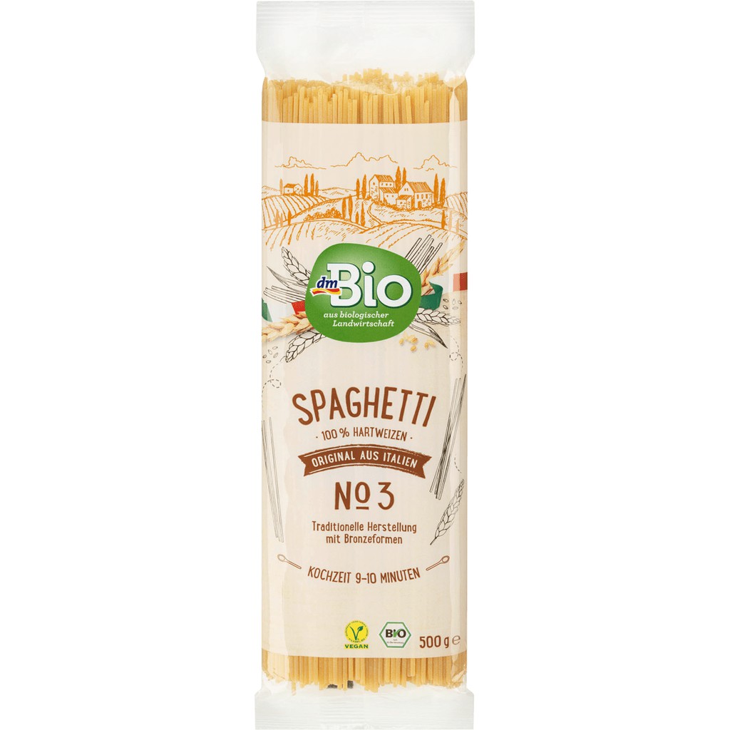 Mỳ spaghetti hữu cơ Dmbio 500g