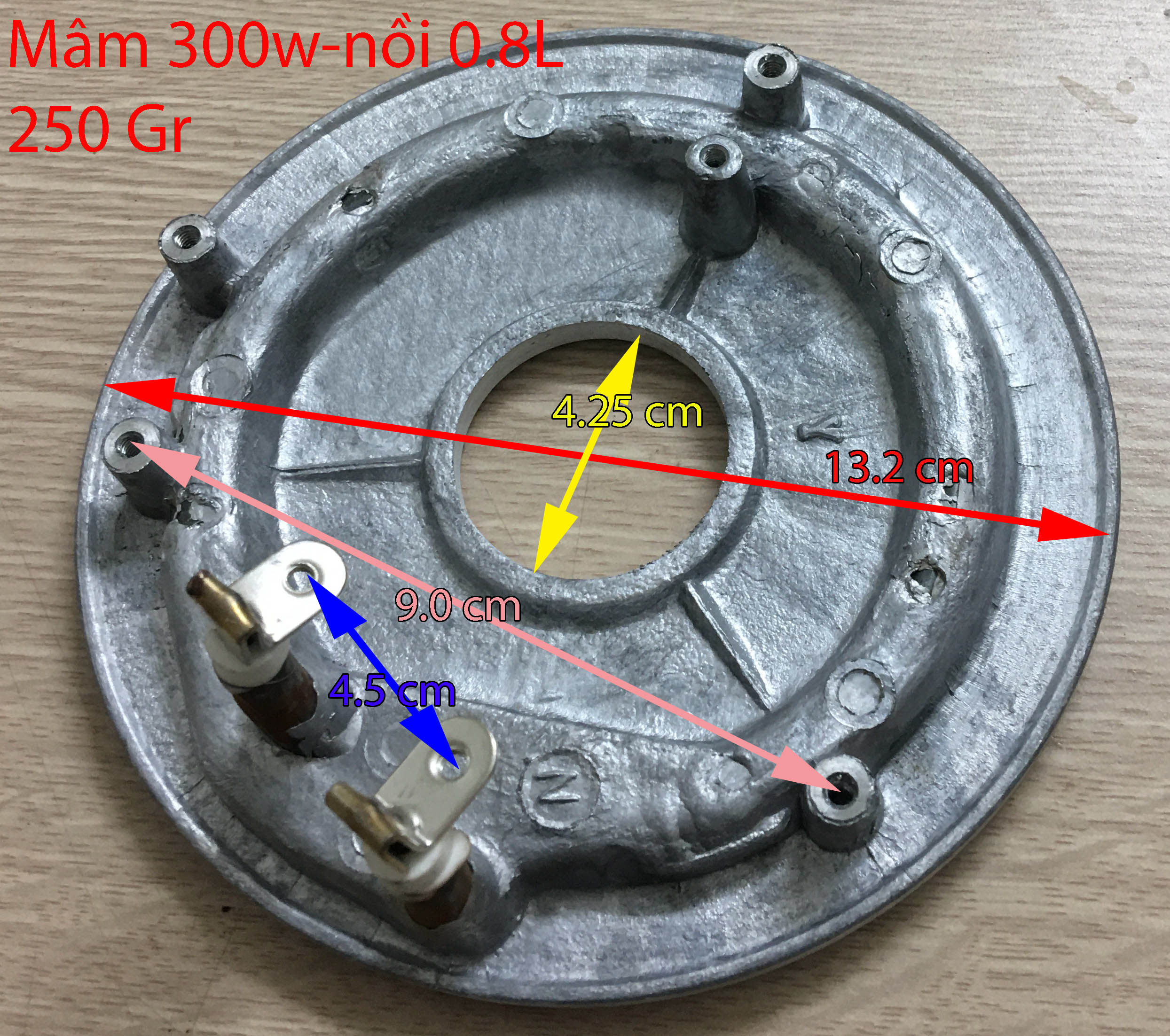 Mâm nhiệt nồi cơm điện 0.8l-300w