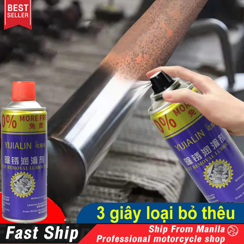   HCM Chai Xịt Tẩy Rỉ Sét  Multi Use Chính Hãng Dầu Chống Rỉ Bôi Trơn Vệ Sinh Làm Sạch Đa Năng,dầu chống rỉ sét đa năng cao cấp,Chai Xịt Chống Rỉ Sét Và Bôi Trơn Kim Loại - Bình Xịt Tẩy Rửa Chống Rỉ Sét Đa Năng 450ml 