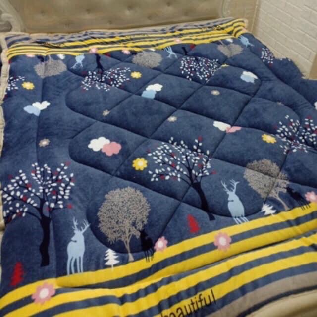 [TẶNG 01 ĐÔI TẤT NAM HOẶC NỮ]  Chăn Lông Cừu  siêu ấm Mẫu Mã đa dạng HÀNG VIỆT NAM (nặng 3k)g