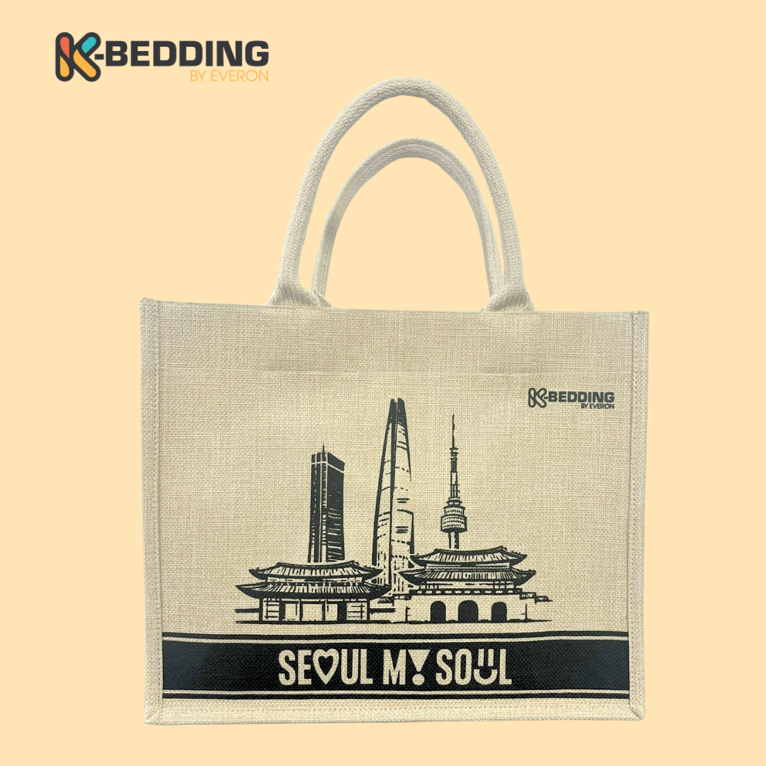 Quà tặng nbh - không bán túi cói k-bedding by everon