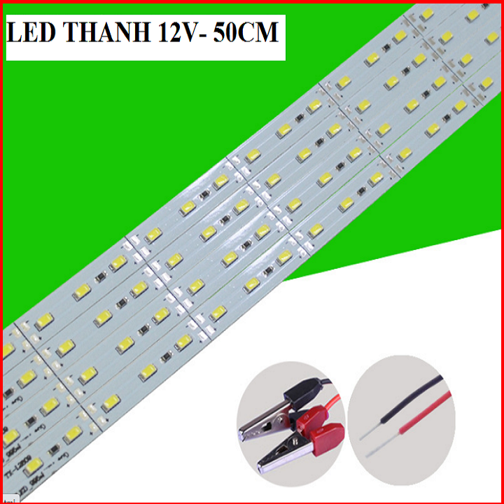 Đèn led thanh 12v siêu sáng 50cm led 5730