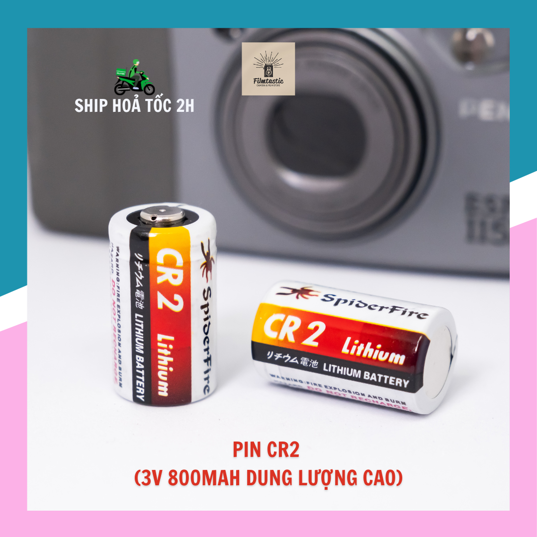 Pin cr2 3v dung lượng cao - pin máy ảnh film, 1 viên