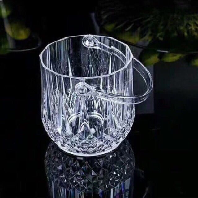 Xô đựng đá nhựa pha lê cao cấp